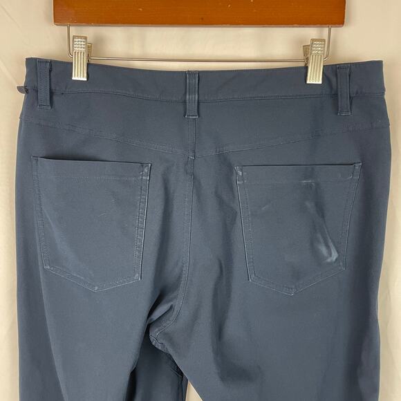 Lululemon ABC Pant Classic Warpstreme Navy Blue 33" Inseam Size 32 *SEE DETAILS* - Picture 5 of 7